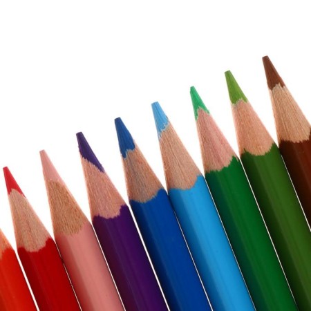 Pencils of 12 Faber-Castell Eco 1205 7/2.8 mm colors, three-sided housing, with a sharpener-9