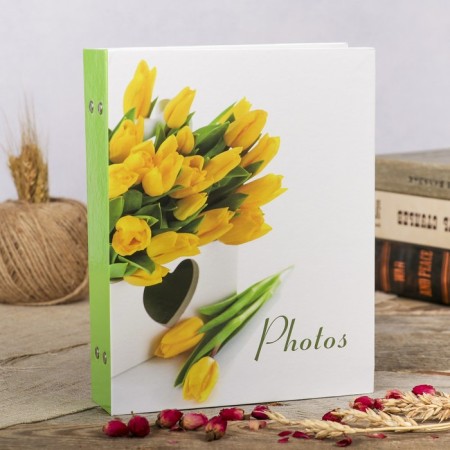 Photo album for 200 photos 10x15 cm "Flower collection-1" mix