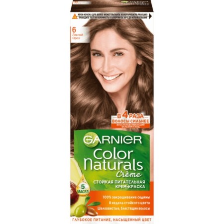 Hair dye Color Naturals, 6 hazelnut