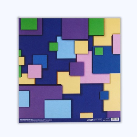 Scrapbooking paper "Colorful geometry", 30.5 x 32 cm, 180 g/m²-2