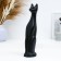 Figure "Cat Egyptian No. 5" Small black matte 15 10x10x31cm