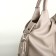 Women's bag with lightning, beige color