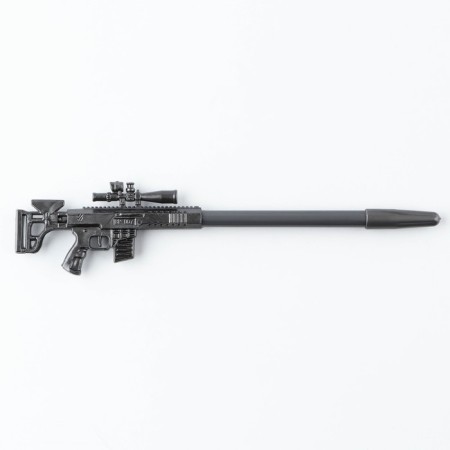 Handle funny machine gun, black paste "Real Defender" plastic, 0.5 mm-1