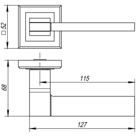 Separate pen Punto Tech QL SN/CP-3, Matte Nickel/Chrome color-1