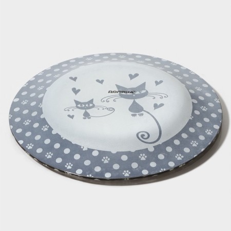 Plate Glass Pirozhot share "cats", d = 18 cm-2