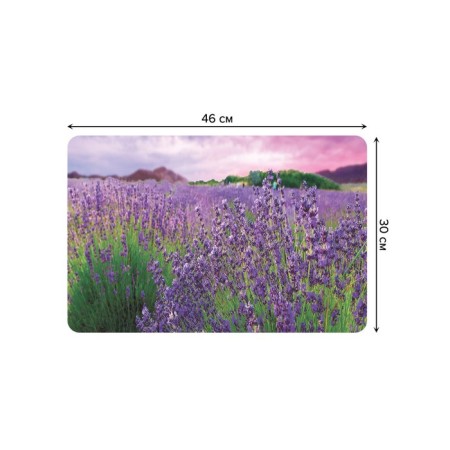 A set of napkins for setting the lavender in color, rectangular, rounded edges, size 30x46 cm, 4 pcs-2