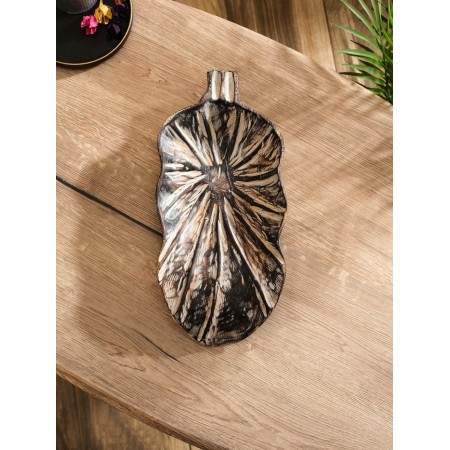 Dish "leaf" Jati tree, 35x18x6 cm-2