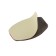 Adhesive mount Luazon for the action camera oval, flat, 1 pc, black