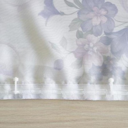 A set of curtains for the kitchen Witerra Ophelia 300x160cm, Lilac, PE100%-5