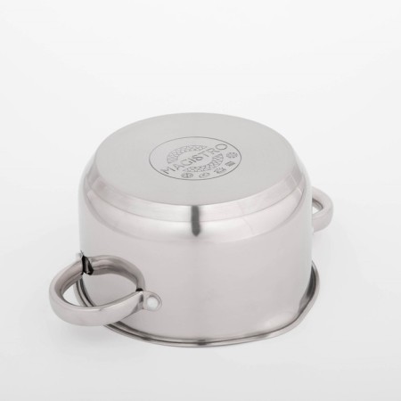 Magistro tefida stainless steel pan, 2.5 l, lid-durtered, plum nose, capsule, induction-2