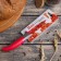 Kitchen knife with an anti -wagoning coating of the valve "cherries", blade 8 cm