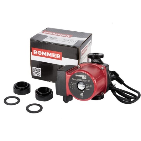 Circulation pump Rommer Profi 25/60-130, 93 watts, pressure 6 m, 3.53 l/min, cable 1.3 m-3