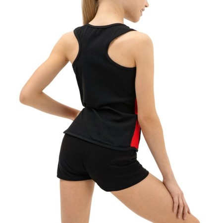 T-shirt for gymnastics and dancing Grace Dance, p. 36, black/red color-2