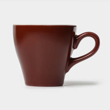 Coffee steam porcelain Magistro Coffee Time, 2 objects: a cup 180 ml, a saucer d = 14.5 cm, brown color-4