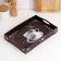 Tray with handles "Breakfast", wooden, 30x20x4.5cm