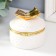 Coramics Casmika "Golden butterfly. Book" White 7x7x7 cm