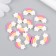 Decor for creativity plastic "Rainbow in the clouds" set of 12 pcs 1.5x1.5 cm
