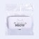 Manicure set "Meow", 7 objects, white color