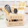 Gift Kitchen Gift Kitchen: a towel, a mittens, a kitchen blade, a whisk, a sponge