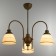Dapiye chandelier 3he27 40W gold 57x57x40 cm Bayerlux