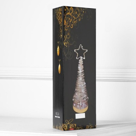 LED figure "Flower tree" 8 × 30 × 8 cm, metal, batteries AAAX3 (not in the kit), white glow-3
