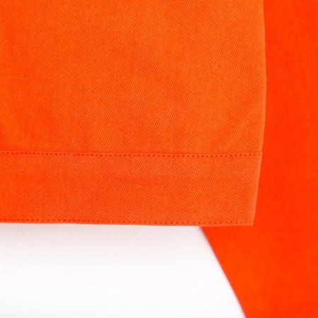 Shirt for a girl denim, shortened kaftan, size 38 (146-152 cm), Orange color-9