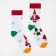 Socks "Santa Claus with a bag", white color, size 23-27 (38-41)