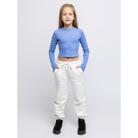 Baby trousers, height 134 cm, milk color