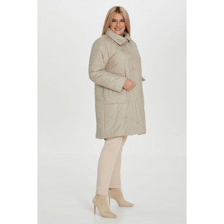 Female coat, size 60, milk color-2