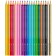 Color Faber-Castel "Sparkle", 20 colors + sharpener, trihedral, in a metal box