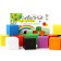 Wooden cubes “Studying colors” 12 pcs (8 centers)
