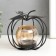 Climber metal, glass per 1 candle "Apple" D-4 cm 11x9x12 cm