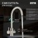 Zein ZS 20101 kitchen mixer, with output for drinking water, stainless steel, satin
