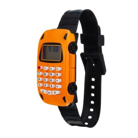 Electronic children's watches, "machine", silicone strap, with a calculator, L-22 cm-2