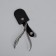 Case for storing manicure tools, on a button, 6.8 × 3.8 cm, black color