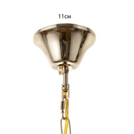 Chandelier "Maldiva" 8+4he14 40W gold 62x62x54-104cm Bayerlux-8