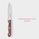 Knife Kitchen shade ecology, blade 12.5 cm, brown color