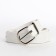 BEARD BELIENT, width 2.3 cm, metal buckle, white color