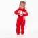 Combineson children, red color, height 92-98 cm (28)