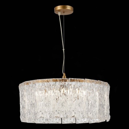 Suspended EVOLUCE lamp. Sle283203-06. Rida. 6x40 watts, E27, 55x55x22 cm, golden color-3