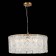 Suspended EVOLUCE lamp. Sle283203-06. Rida. 6x40 watts, E27, 55x55x22 cm, golden color