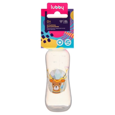 A bottle for feeding, a classic throat, with silicone nipple, from 0 months, 250 ml.-9