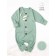 Kemovitson on buttons for children's fashion, height 62 cm, green color
