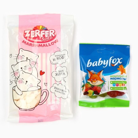 Sweet children's New Year's gift “Miracles Time”, chocolate sweets + gypsum figure, 500 g.-3