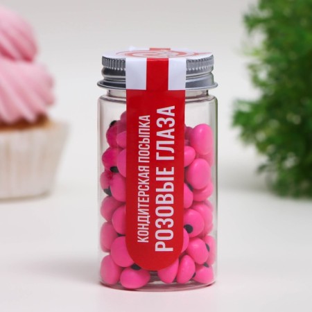 Confectionery sprinkling "Pink Eyes", 50 g-1