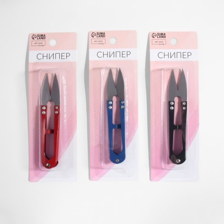 Scissors for cutting threads, 10 cm, color mix-4