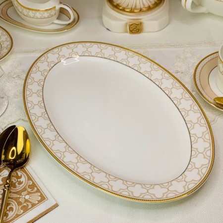 Oval Lenardi dish "Josephine", length 35.5 cm-1