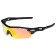 E23 bicycle glasses with interchangeable lenses in the case, black color