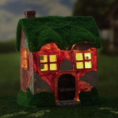 Garden Light "Hobbit House" 16x10x22cm-1