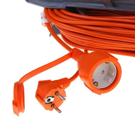 The extension cord on the USh-10, 30 m, with salary, PVS 3x0.75, IP54, sockets with a lat. lid-1